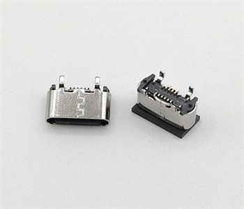 四川TYPE-C外壳四脚插立式母座 16P端子贴板 高度5.6MM/6.0MM/6.5MM/6.8MM四款规格 